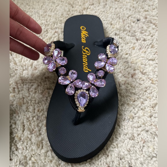 Crystals with Rhinestones Jewelry Sandals - Picture 3 of 4